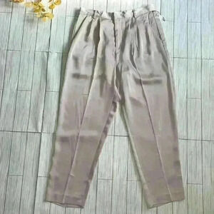 NWT Women’s Jason Wu high waist pleat front Satin Style tapered leg pants